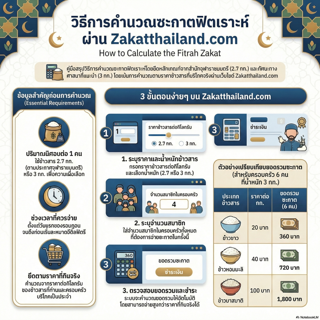 How to Calculate the Fitrah Zakat 